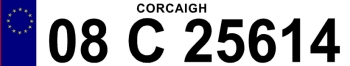 Personalised License Plate 01
