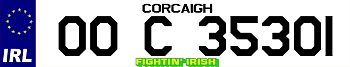 Personalised License Plate 12