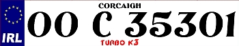 Personalised License Plate 15