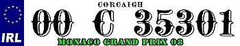 Personalised License Plate 16